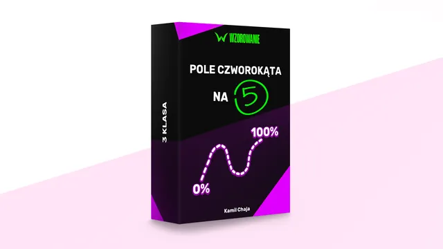 Pole czworokąta na 5